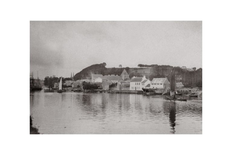 photo d'époque Quimper n°05 - entrée du port