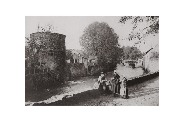 Photo d'époque Quimperlé n°01 - rivière Ellé