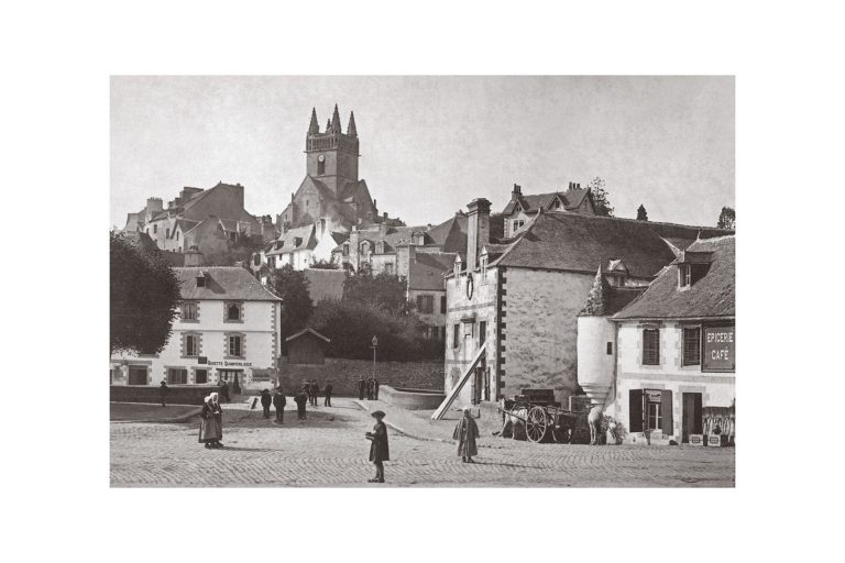 Photo d'époque Quimperlé n°02 - église sainte-croix