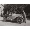 Photo d'époque Automobile n°96 - amis dans une voiture